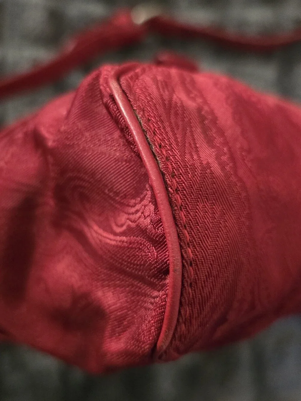 Etro Red Jaquard Crossbody C.O.A. Included EUC - Picture 10 of 16